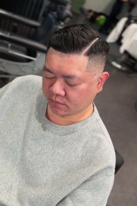 經典油頭 手棒燙